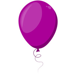 Dark pink balloon for celebration