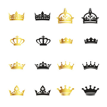 Royal Elegance: Sri Lankan Crown Vector 
