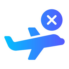 cancel gradient icon