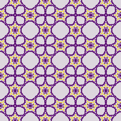 Seamless Geometric Pattern. Ornamental designs can be used for backgrounds, motifs, textile, wallpapers, fabrics, gift wrapping, templates. Design Paper For Scrapbook. Vector.