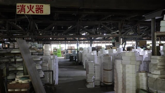 Kouraku Kiln porcelain atelier, Kyushu region, Arita, Japan