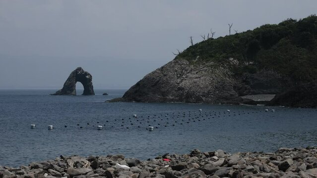 Hanagurise Rock, Ainoshima Island, Shingu, Japan