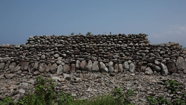 Ainoshima Tumuli stone burial mounds, Ainoshima Island, Shingu, Japan