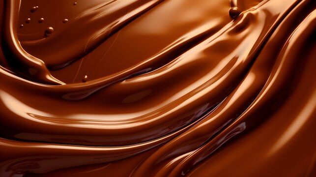 a close up of a chocolate liquid texture