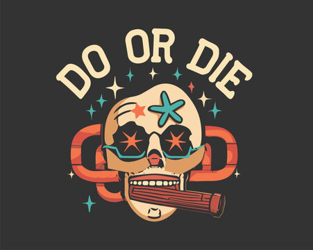 skull t-shirt design