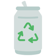 Recycled Metal Can Icon