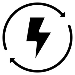 Recycled Energy Icon