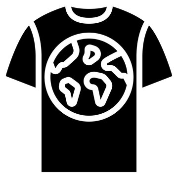 Earth T Shirt Icon