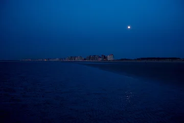 Foto auf Acrylglas Evening on a beach in Knokke, Belgium © aniad