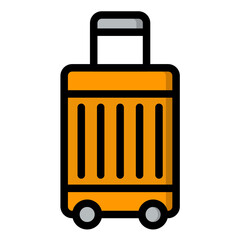 Luggage Vector Icon Design Illustration