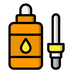 Correction Fluid Vector Icon Design Illustration