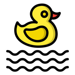 Duck Vector Icon Design Illustration