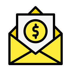 Dollar Vector Icon Design Illustration