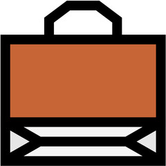 Paper Bag Vector Icon Design Illustration