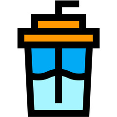 Soft Drink Vector Icon Design Illustration