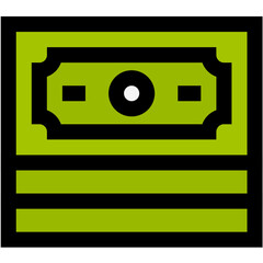 Cash Vector Icon Design Illustration