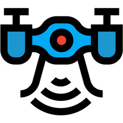 Drone Vector Icon Design Illustration