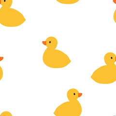 ducks seamless pattern