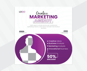 Business Social Media Post Design Template Vector Corporate Poster Banner Design, Real Estate Poster.