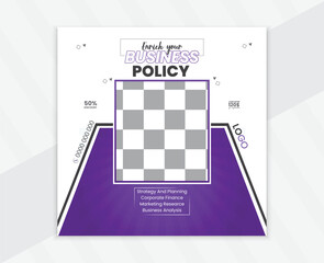 Business Social Media Post Design Template Vector Corporate Poster Banner Design, Real Estate Poster.