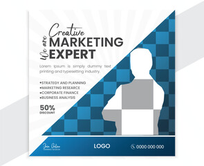 Business Social Media Post Design Template Vector Corporate Poster Banner Design, Real Estate Poster.