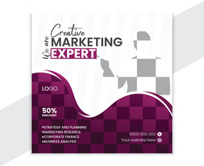 Business Social Media Post Design Template Vector Corporate Poster Banner Design, Real Estate Poster.