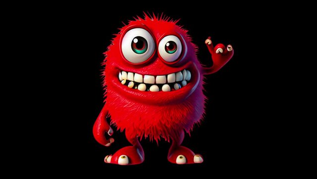 Whimsical FurBuddy Chibi Monster - generative ai , &uuml;retken yapay zeka,
