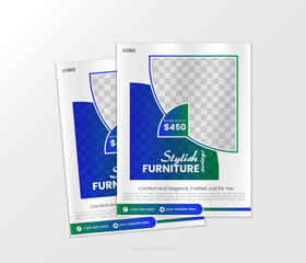 Interior Business Flyer Template Layout