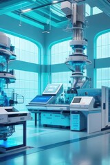 laboratory equipment in laboratory