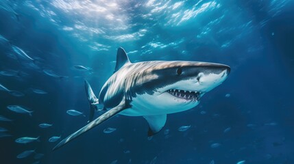 Fototapeta premium Shark underwater