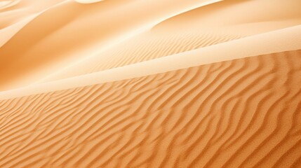 Fototapeta na wymiar 31. Extreme close-up of abstract blurred sand dunes, sun-drenched orange and warm beige hues, in the style of gradient blurred wallpapers, depth of field, serene visuals, minimalistic simplicity, clos