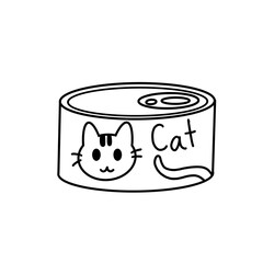 Cat can food icon