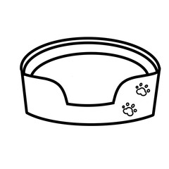 Pet bed icon