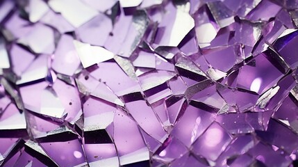 31. Extreme close-up of abstract blurred shattered glass, deep plum and shattered silver hues, in the style of gradient blurred wallpapers, depth of field, serene visuals, minimalistic simplicity, clo