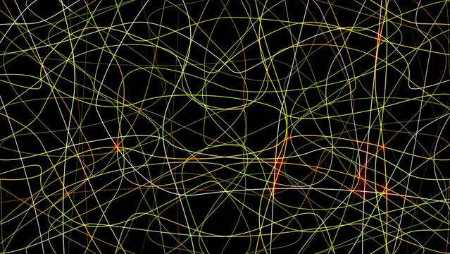 Lines maze animate footage clip