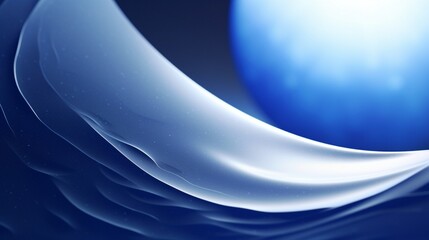 31. Extreme close-up of abstract blurred moonlit waves, midnight blue and silver moonlight hues, in the style of gradient blurred wallpapers, depth of field, serene visuals, minimalistic simplicity, c