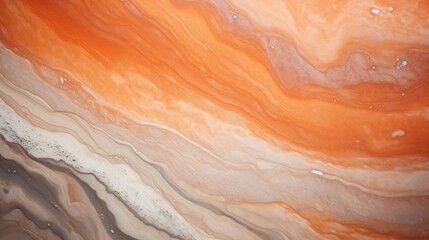 Fototapeta premium 31. Extreme close-up of abstract blurred volcanic ash, ashen gray and fiery orange hues, in the style of gradient blurred wallpapers, depth of field, serene visuals, minimalistic simplicity, close-up,