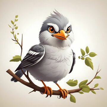 recommend clip art: Mockingbird Illustration AI Generative