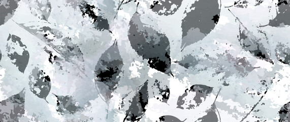 pattern print leaf texture background asian neutral fancy - 650335872