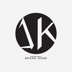 abstract logo design, AK logo, name, brand, company, vector logo