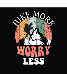 Hiking T-shirt design