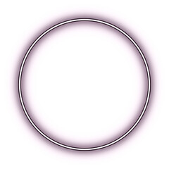 black glowing circle