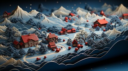 Cozy Winter Wonderland Wrapping Paper