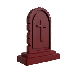 3d render halloween icon with yellow color