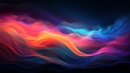 Obraz premium Abstract Background Wallpaper Digital Illustration - Creative Artistic Texture with Vibrant Colorful Gradient Patterns, Modern Decorative Design in Geometric Shapes, Minimalistic and Contemporary