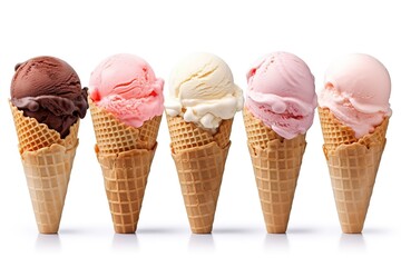 National Ice Cream Day Concept. National Ice Cream Day Background. National Ice Cream Day Theme. Generative Ai.