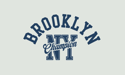 Vector artwork in varsity vintage style, perfect for t-shirts and sweatshirts.