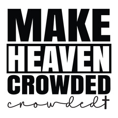 Make heaven crowded SVG