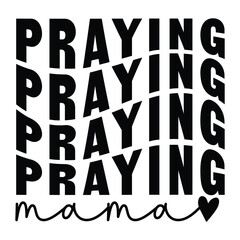 praying mama SVG