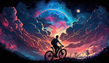 Poster person riding a bike © Smilego